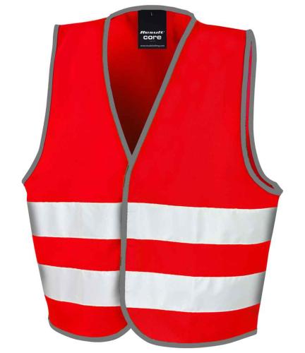 Result Core Kids Enhanced Vis Vest - RED - S